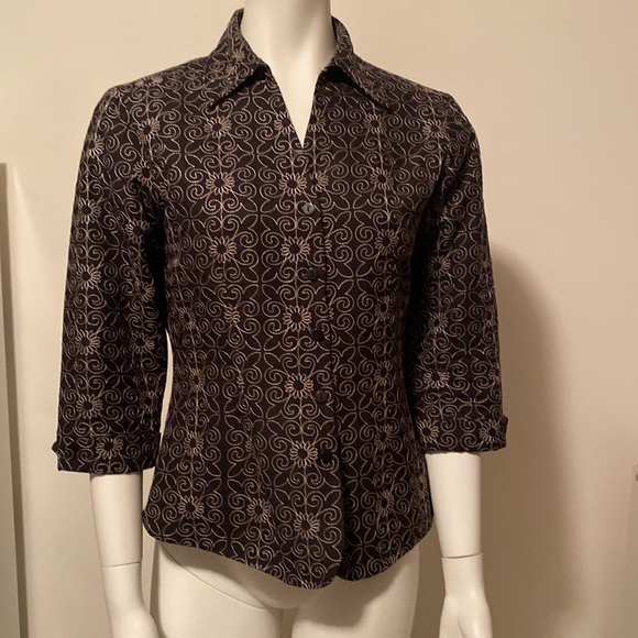 Silkland Blazer Size S 100% Silk Dry Clean Exc Shape - Picture 1 of 9